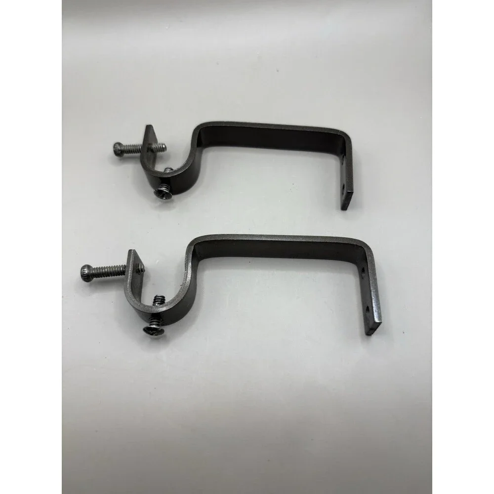 NoNo Bracket -  Curtain Rod Bracket  (Black) Set Of 2